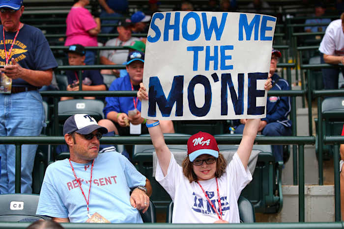 Mo’Ne Davis poster at the 2014 Little League World Series.